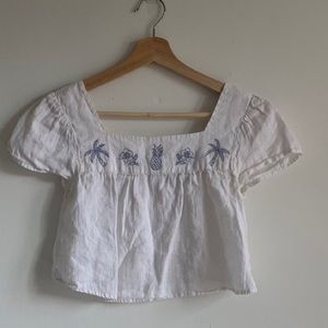 Reformation summer crop top